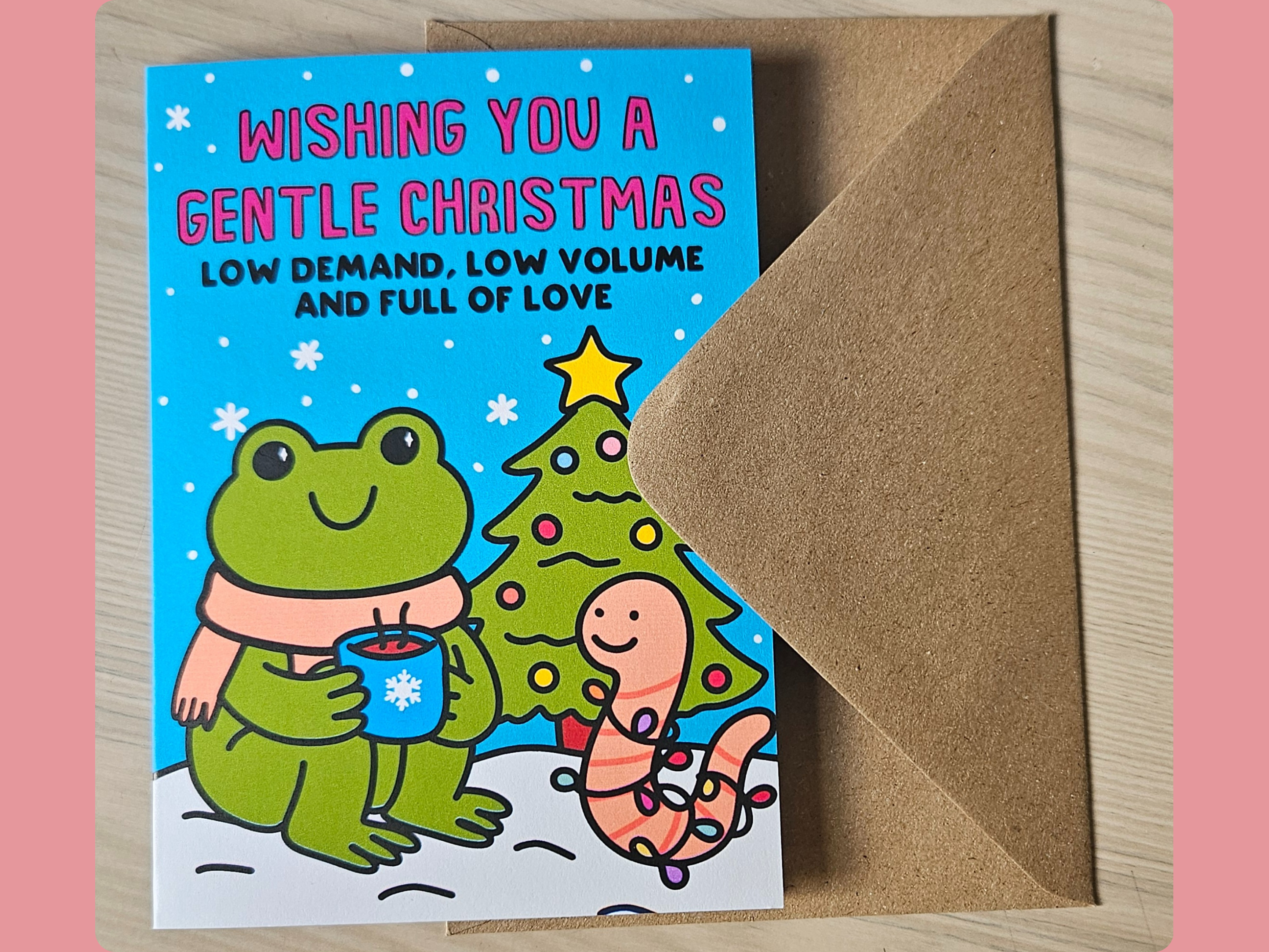 “Wishing You a Gentle Christmas” A6 Card