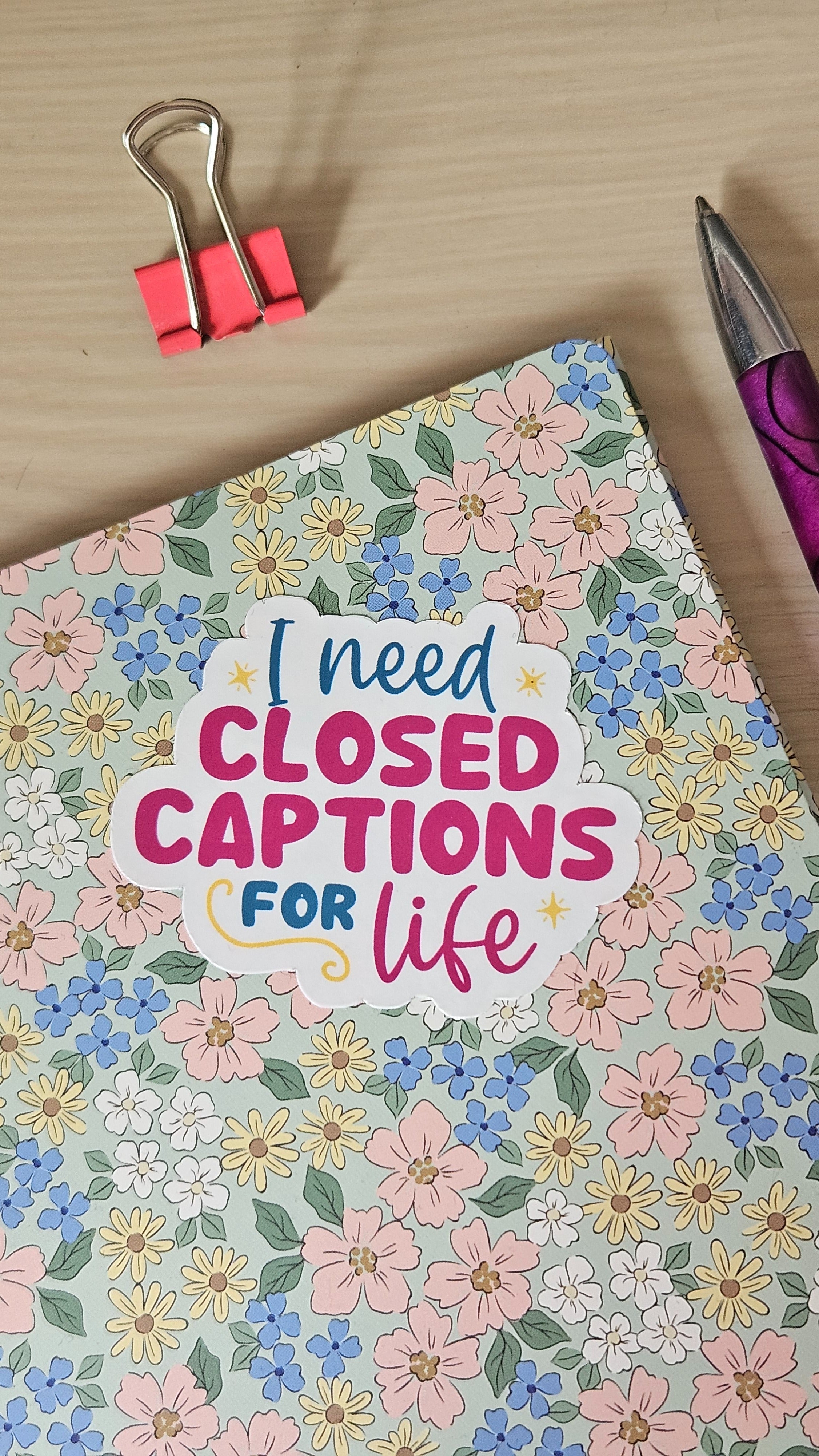 I Need Closed Captions For Life