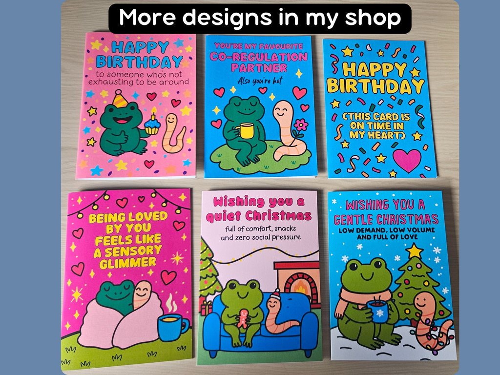 “You’re My Favourite Co-Regulation Partner” A6 Card