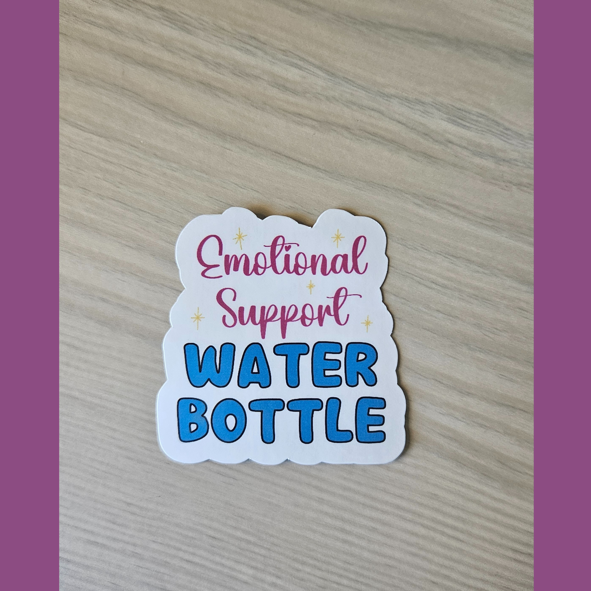 Emotional Support Water Bottle